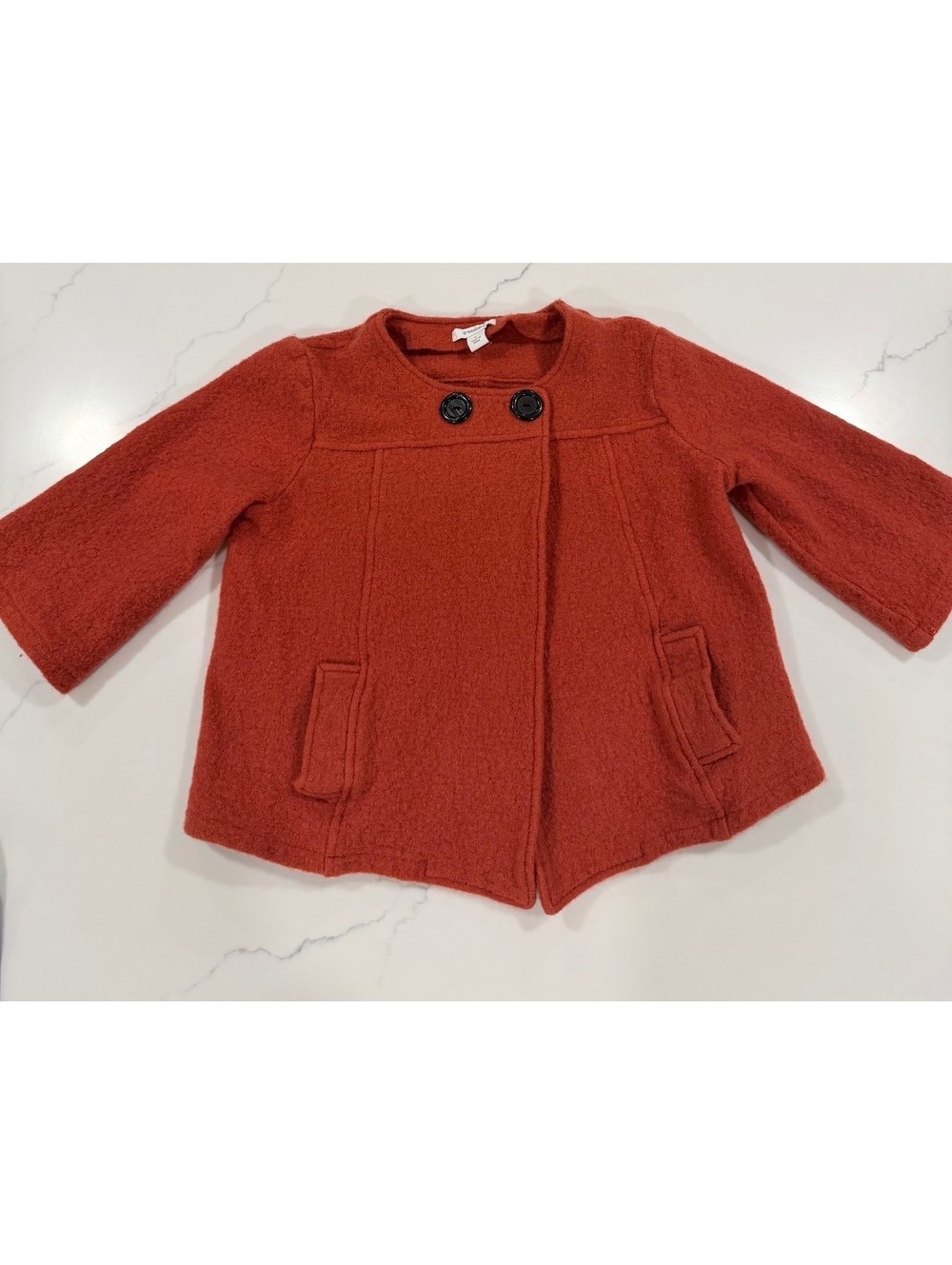 Dressbarn 100% Wool Jacket Burnt Orange Size Large